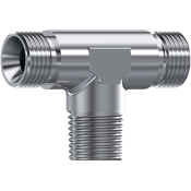 T BSP 60° זכר NPT זכר BSP זכר